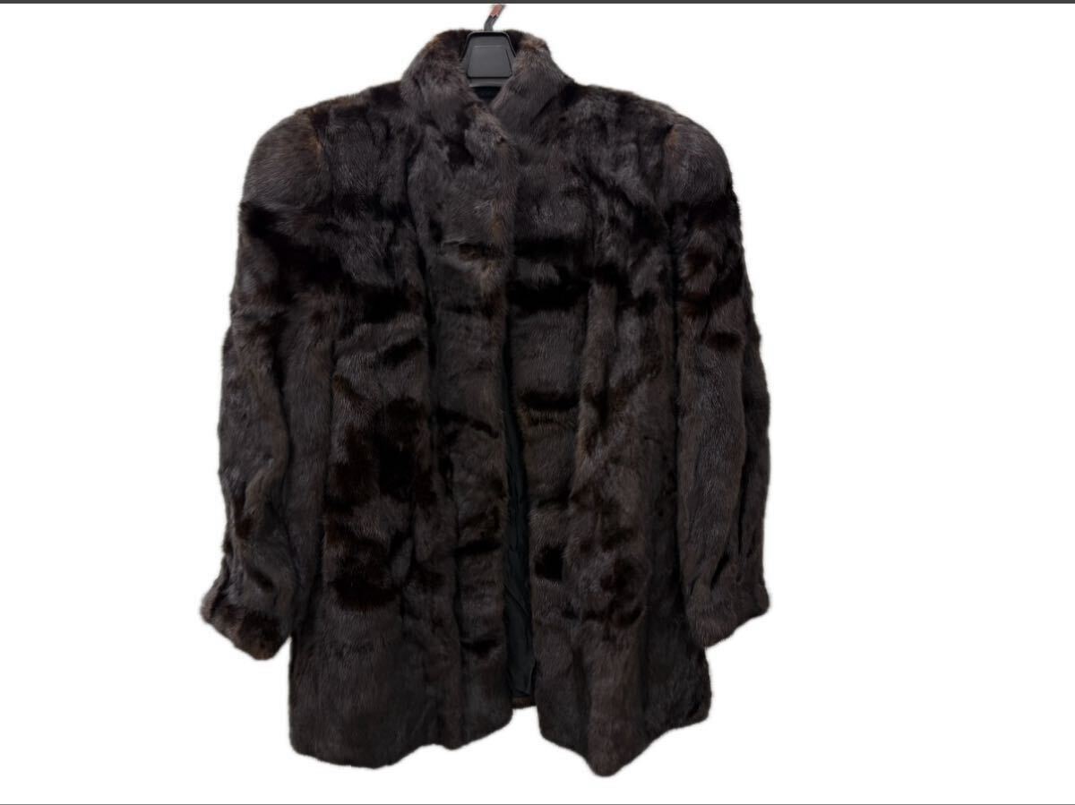 ランバン　毛皮コート　LANVIN BLACKGLAMA ブラックグラマ　肉厚 LANVIN - ランバン 毛皮コート LANVIN BLACKGLAMA ブラック