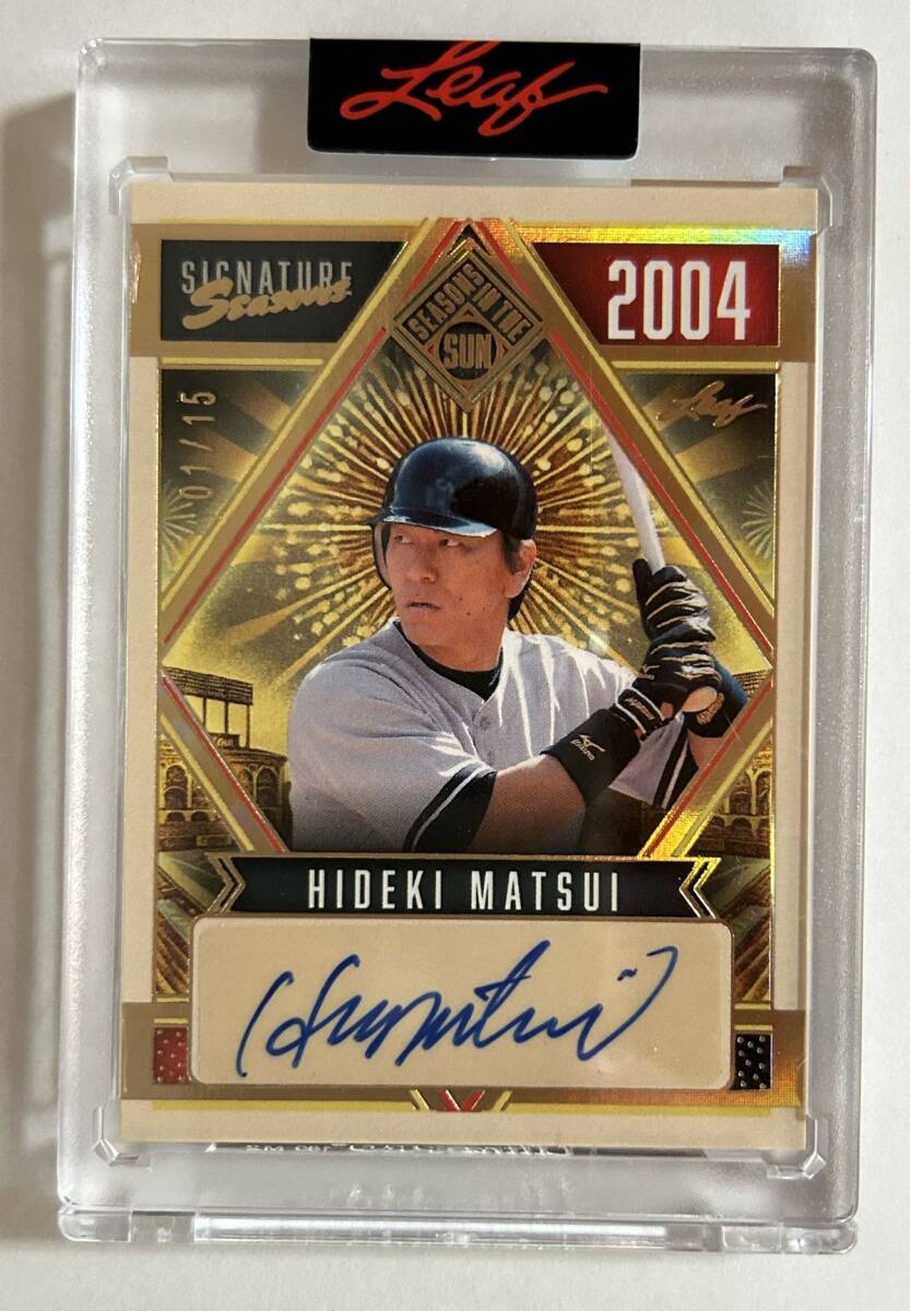 松井秀喜　サインカード（シリアルあり01/50） 2025年最新】Yahoo!オークション -松井秀喜 カード サインの中古