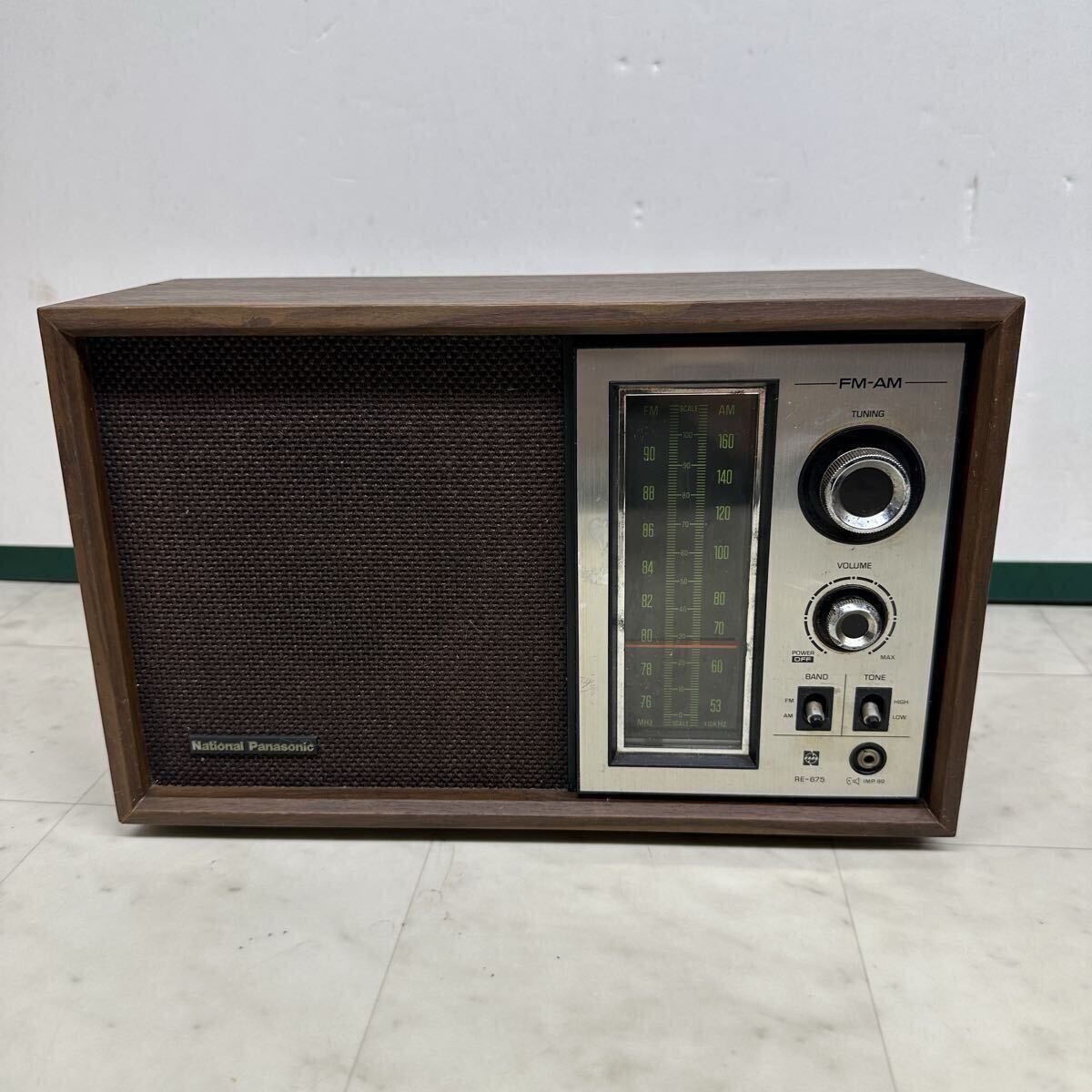 NATIONAL PANASONIC ラジオ RE-788 昭和レトロ NATIONAL PANASONIC ラジオ RE-788 昭和レトロ