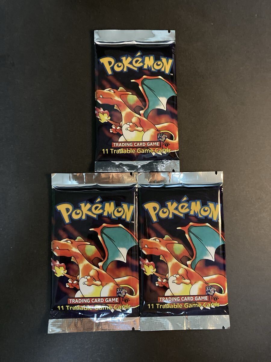 ポケモンカード　base set 1ed 3パック ポケモンカードゲーム サン&ムーン ハイクラスパック TAG TEAM