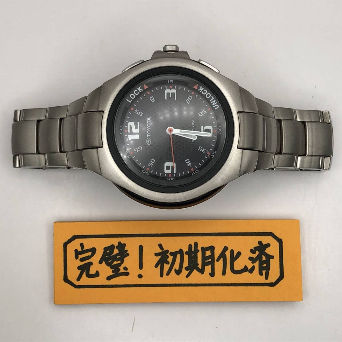 【美品】トヨタ純正キーインテグレーテッドウォッチ（20系アルファードで使用） 美品】トヨタ純正キーインテグレーテッドウォッチ（20系