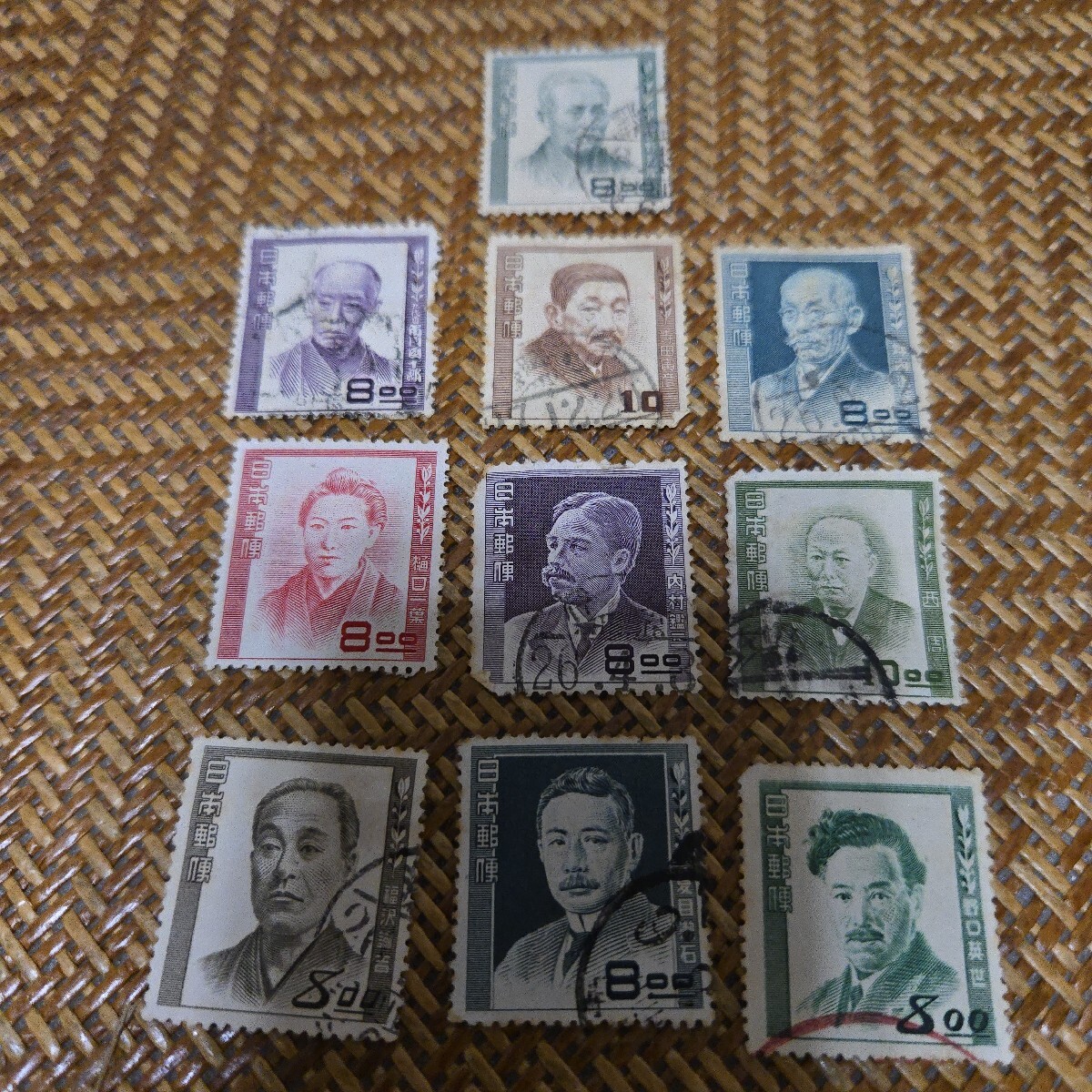 文化人　切手　　※3枚使用済 2025年最新】Yahoo!オークション -文化人切手の中古品・新品・未