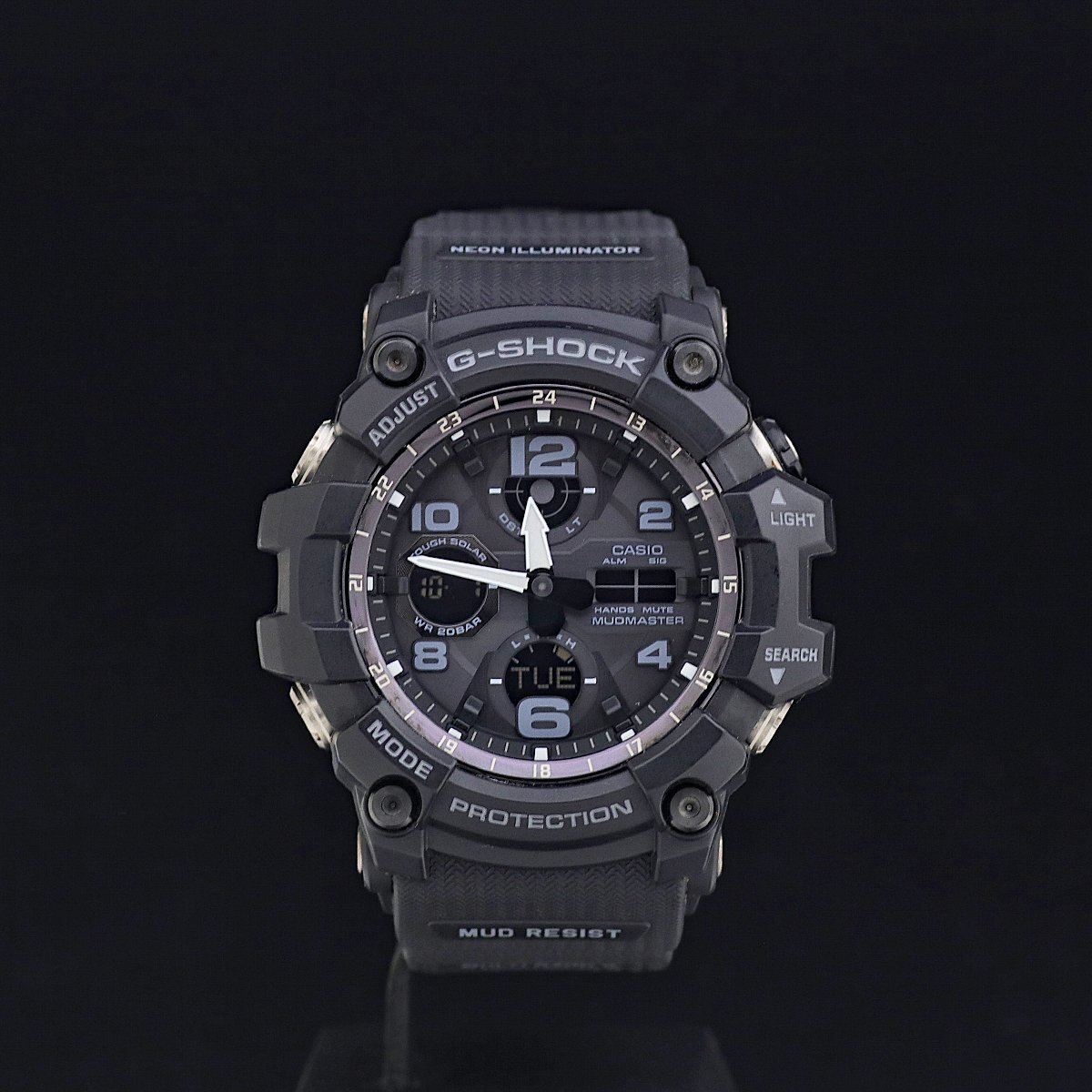 極美品 G-SHOCK GWG-1000GB マッドマスター 電波ソーラー 稼働 G-SHOCK マッドマスター GWG-1000-1A3JF メンズ 腕時計 電波
