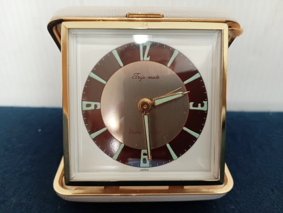 昭和4年 置き時計  手巻き  動作中 2025年最新】Yahoo!オークション -セイコー 置き時計 手巻きの