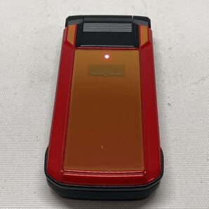 美品 docomo ドコモ PRIME series N-03C NECカシオモバイル 携帯電話 ガラケー レッド j01b168dd
