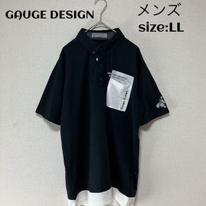 GAUGE DESIGN ゲージデザイン ポロシャツ ゴルフウェア LL
