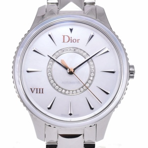 Dior Dior CD153512M001 VIII бриллиант & ракушка dial самозаводящиеся часы женский превосходный товар коробка * с гарантией .N#143204