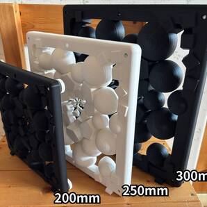 音響拡散パネル まるまるくん(マットブラック)250mm角 × 1枚