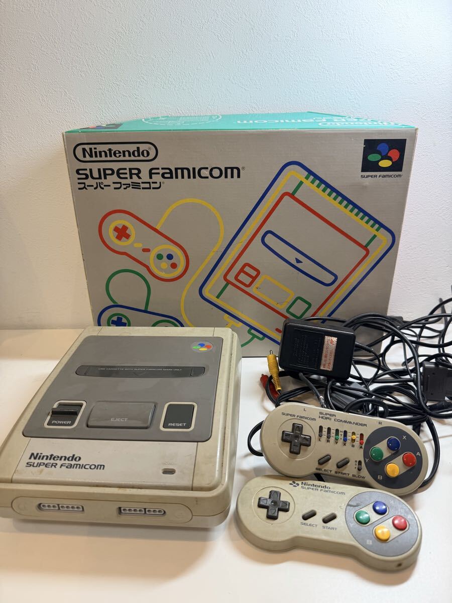 【美品】Nintendo SHVC-001 ゲーム機本体 ステレオケーブル付き Yahoo!オークション -「shvc-001」の落札相場・落札価格