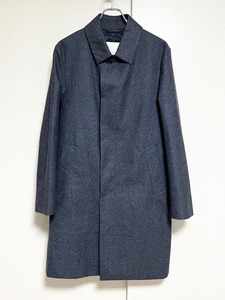 Быстрая распродажа★Хорошее качество MACKINTOSH PHILOSOPHY★38 шерсть нержавеющая сталь воротник пальто Макинтош Философия уголь серый классический