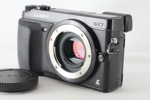 ◆極上美品◆パナソニック Panasonic LUMIX DMC-GX7 ボディ ブラック 僅か1520ショット◇M48694
