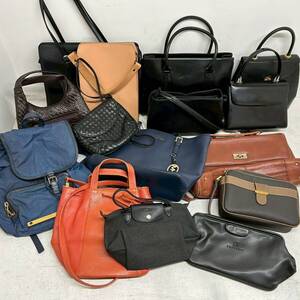 【ブランドバッグ】皮革物メイン 15個セット ダンヒル ロンシャン マークジェイコブス ハセガワ等