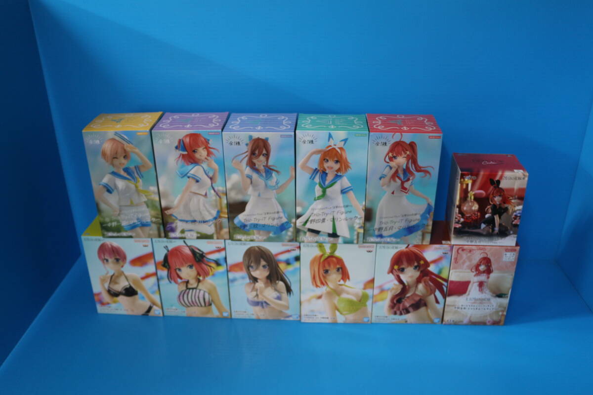 [未開封]五等分の花嫁　フィギュア　14体セット　まとめ売り 五等分の花嫁 date style ver フィギュア 一花 二乃 三玖 四葉