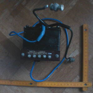 降圧トランス 100V/6-12V センタータップ付き 重量約3.3Kg 変圧器 即決 送料込み