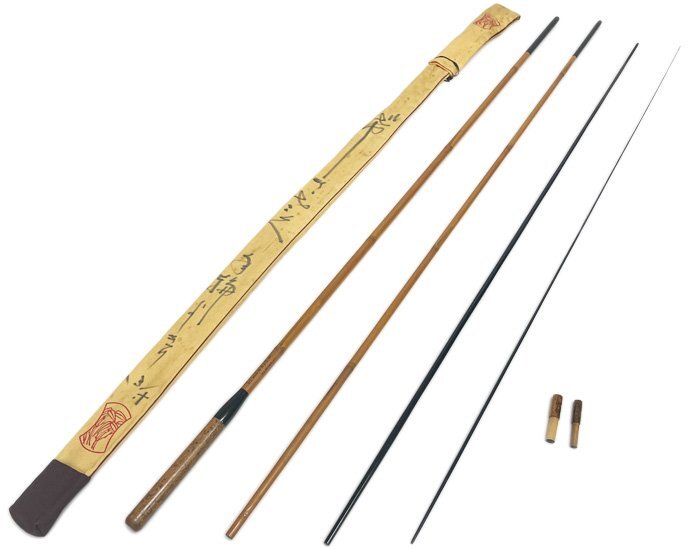 ほぼ未使用 美品 40年前購入 天使平式 魚集 16尺 ヘラ竿 和竿 竹竿 ほぼ未使用 美品 40年前購入 天使平式 魚集 16尺 ヘラ竿 和竿