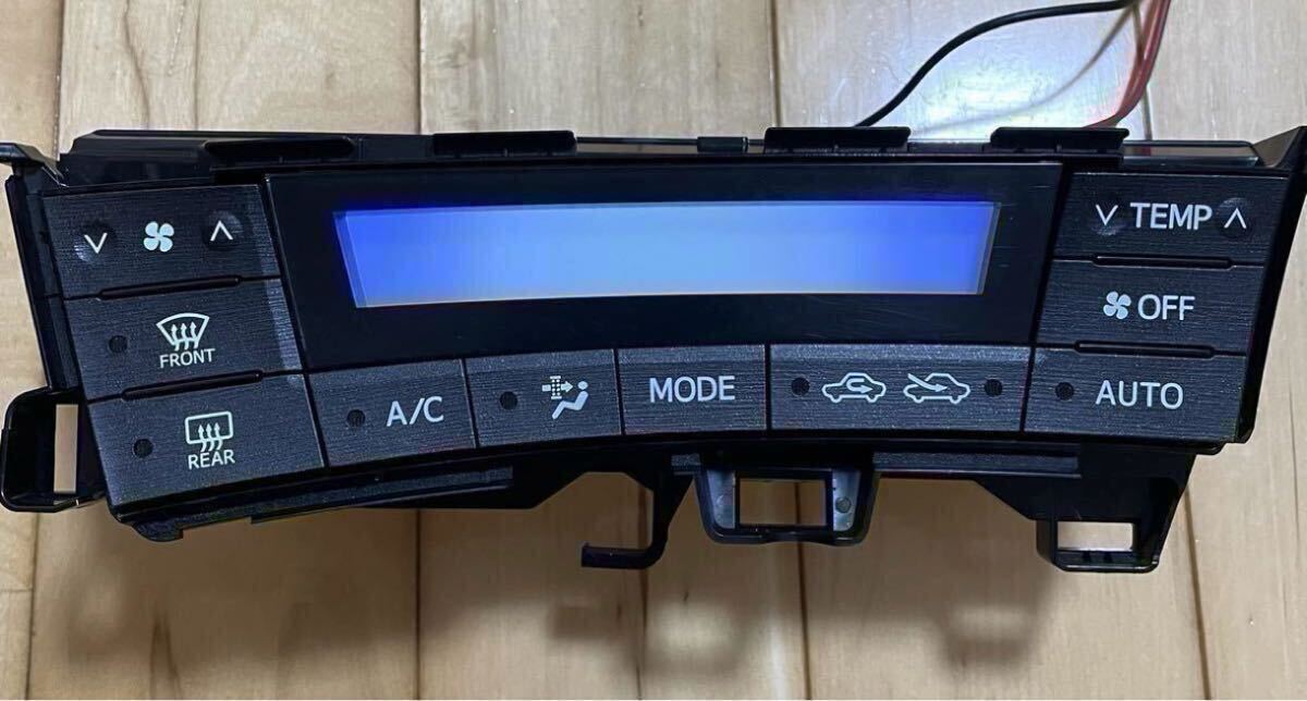 ZVW30 プリウス 後期 正規品 G's エアコンパネル LED打ち替え n1 ZVW30 プリウス 後期 正規品 G's エアコンパネル LED打ち替え n1