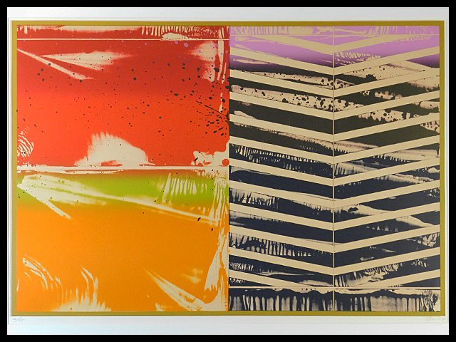 加納光於「ILLUMINATION」イルミネーション◆リトグラフ版画◆サイン額装 加納光於「ILLUMINATION」イルミネーション◇リトグラフ版画