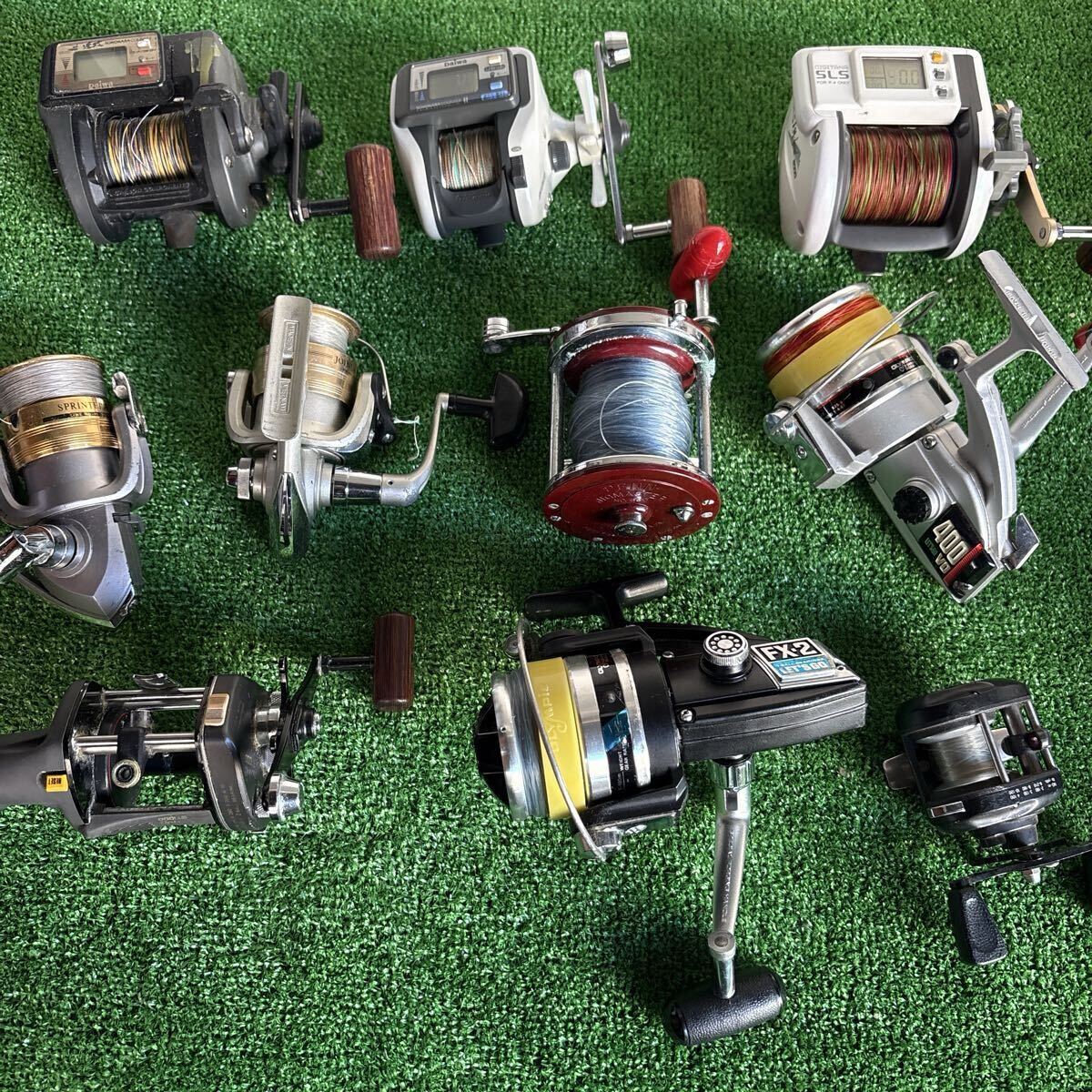 32個ジャンクリール　SHIMANO DAIWA などまとめ売り Yahoo!オークション -「(大量 まとめて まとめ売り)」(その他