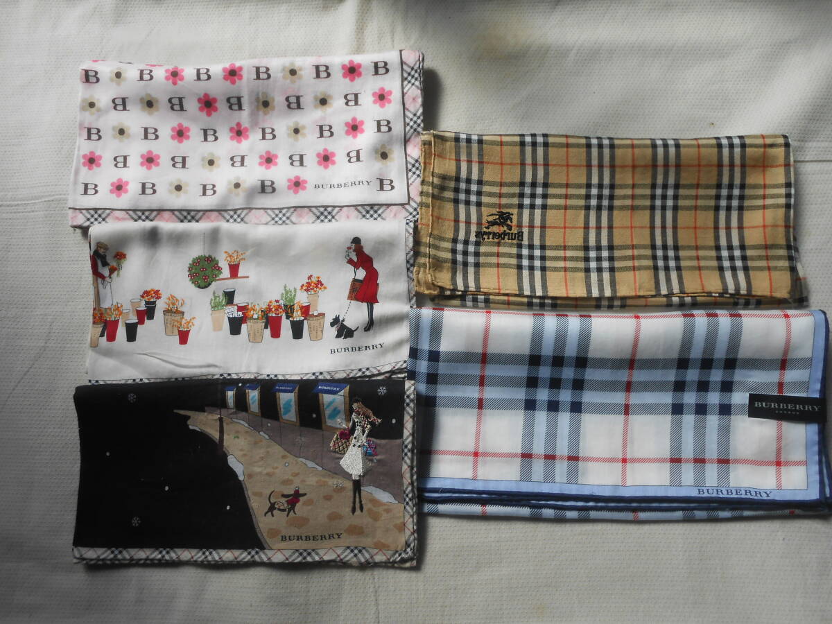 タグ付き　新品未使用　バーバリー タオルハンカチ ５枚セット 楽天市場】バーバリー タオル ハンカチ セット（バッグ・小物
