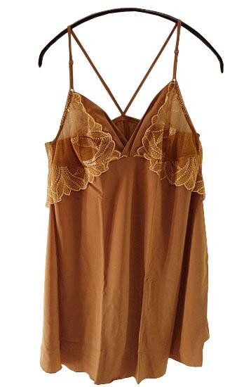 SI5514-2◇ 新品 下着 インナー スリップ 肩紐調節可 V字バック紐 背