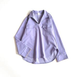 6 ROKU スキッパーシャツ ユナイテッドアローズ ラベンダー 0545