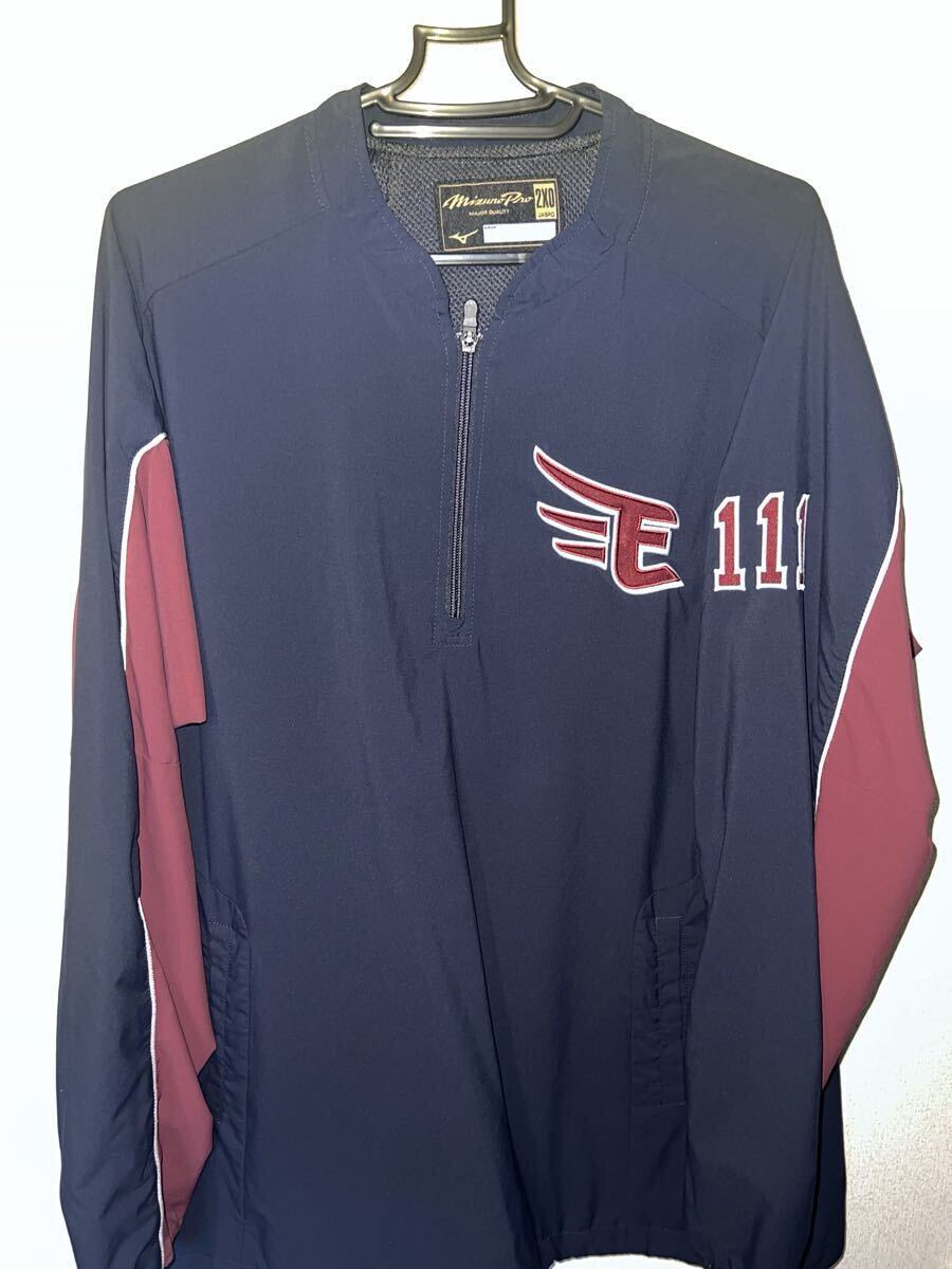 実使用　支給品　東北楽天ゴールデンイーグルス　汗出し　　　ハーフジップ 実使用 支給品 東北楽天ゴールデンイーグルス 汗出し ハーフジップ