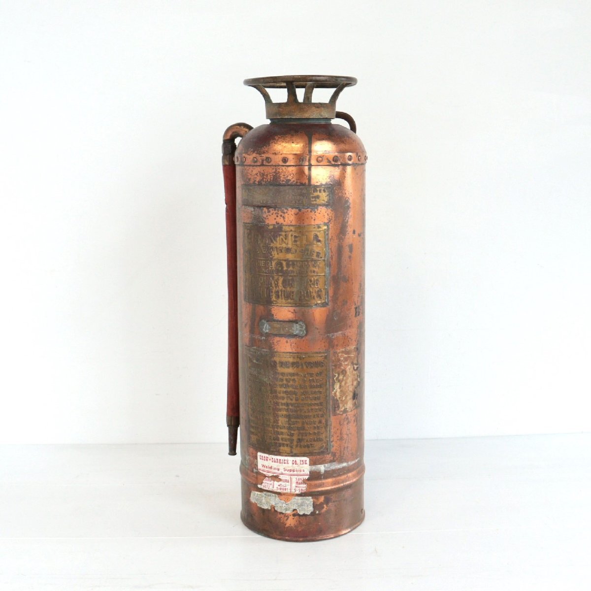 ヴィンテージ 消火器 シルバー イエロー CATEGORY 消火栓、消火器 | BigBear Online Store