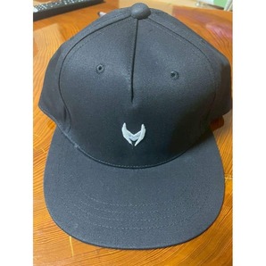 ★'ビルド キャラクター付き 黒キャップ