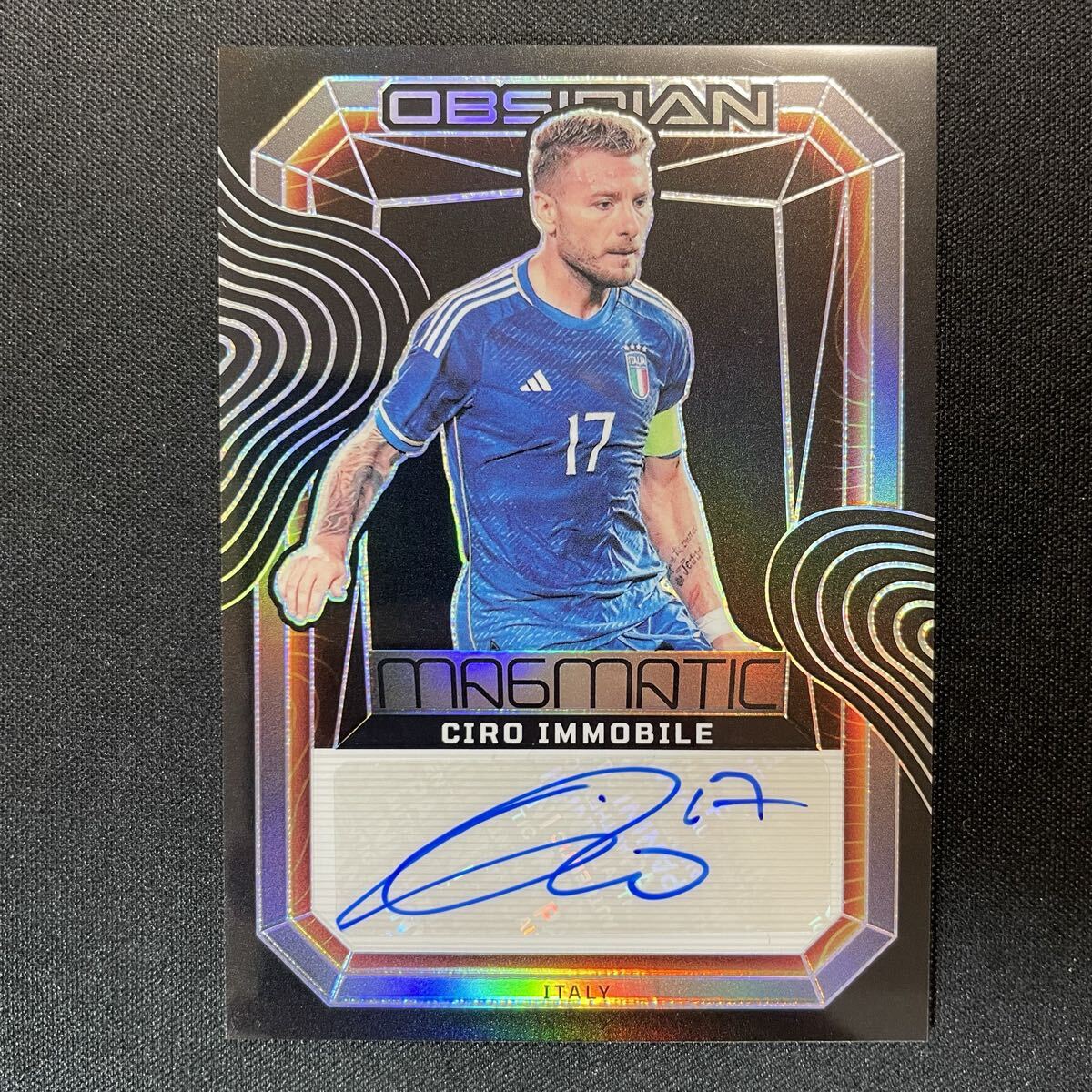 Panini Obsidian フランス代表 ヴァラン 直筆サインカード Panini Obsidian フランス代表 ヴァラン 直筆サインカード