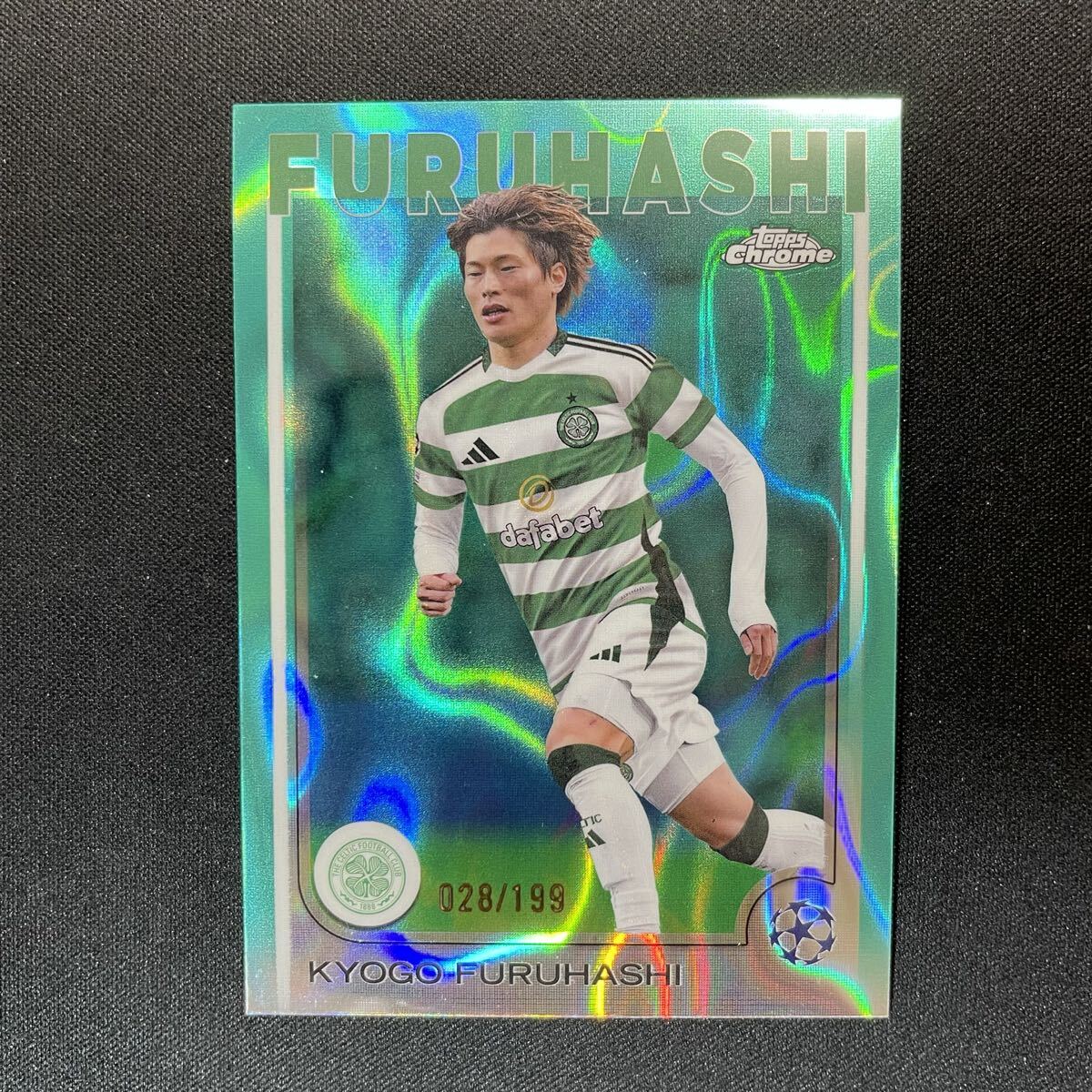 古橋　日本代表　直筆サインカード　セルティック 2022-23 TOPPS 古橋亨梧 直筆サイン セルティック 日本代表