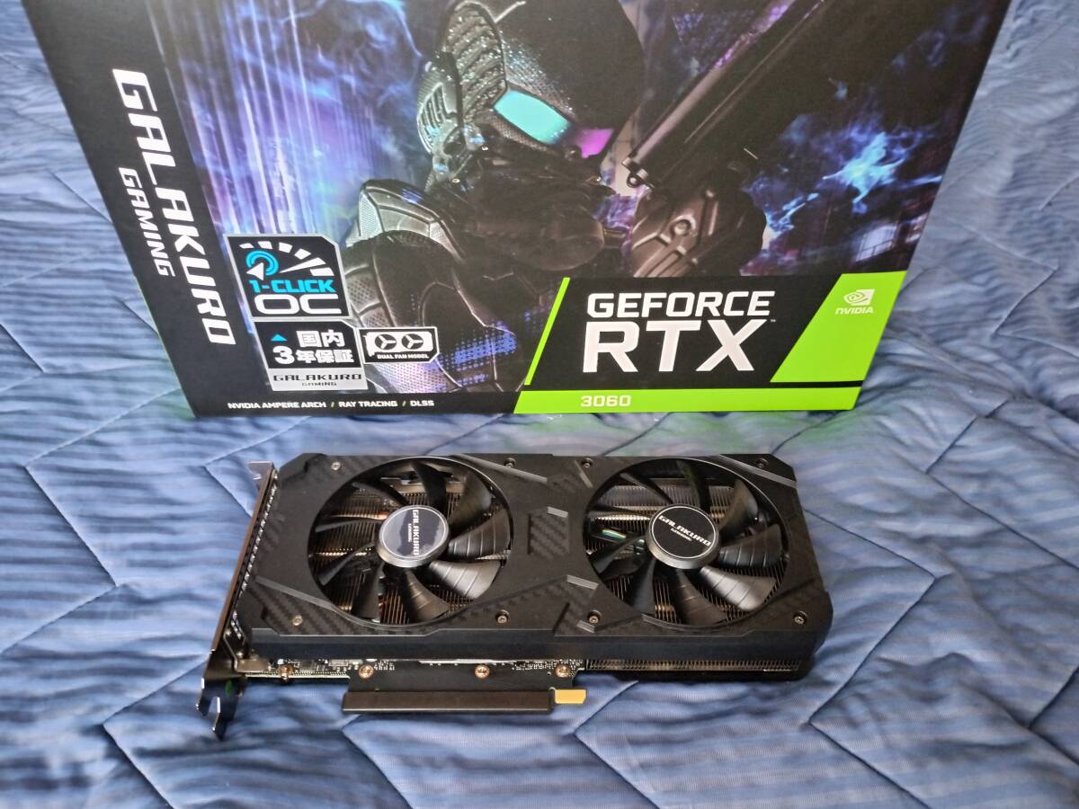 【中古】ガラクロ RTX3060 12GB Amazon | 玄人志向 NVIDIA GeForce RTX3060 搭載 グラフィック