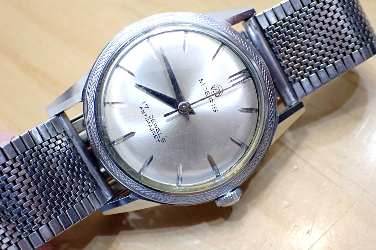 8*h様 MOERIS 手巻き時計 17ジュエル シルバー文字盤 8*h様 MOERIS 手巻き時計 17ジュエル シルバー文字盤 2025年最新】