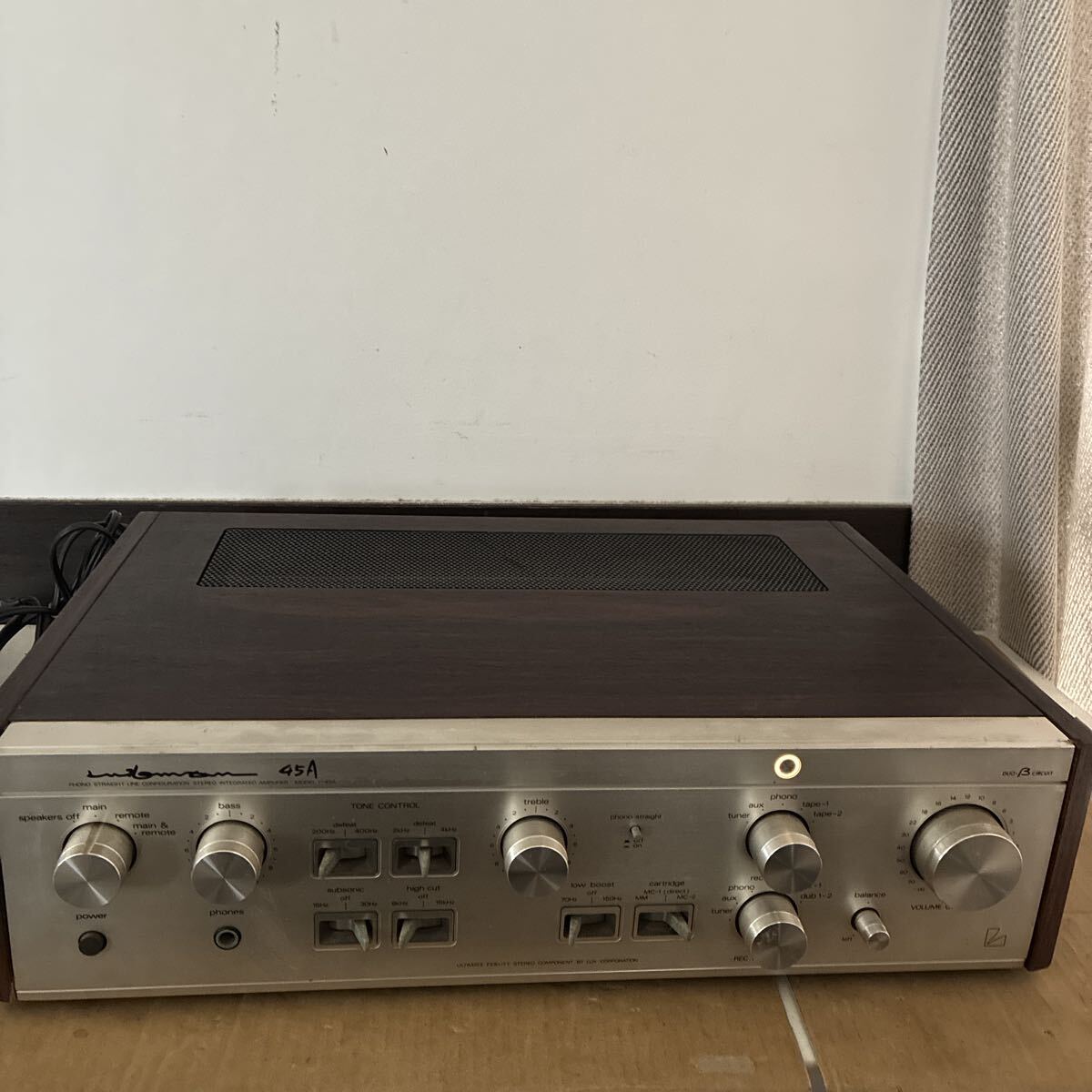 ◆大感謝祭!! LUXMAN L-45A アンプ m0a8402 ◇大感謝祭!! LUXMAN L-45A アンプ m0a8402 ◇大感謝祭!! LUXMAN