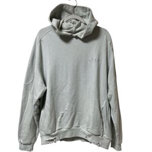 希少 定価:27,500円 RUSSELL ATHLETIC × bal コラボ パーカー Lサイズ ラッセル バル ビンテージウォッシュ&クラッシュ加工