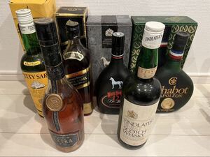 【1円〜】お酒6本まとめて  古酒 ナポレオン ウイスキー 管理番号M38s