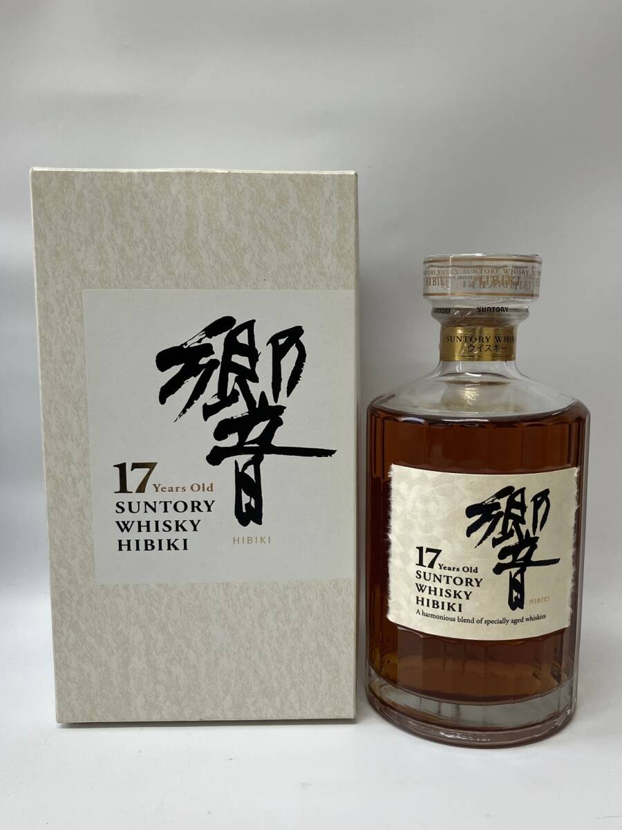 E3063響17年 空箱 化粧箱 カートン 4枚 響17年空箱