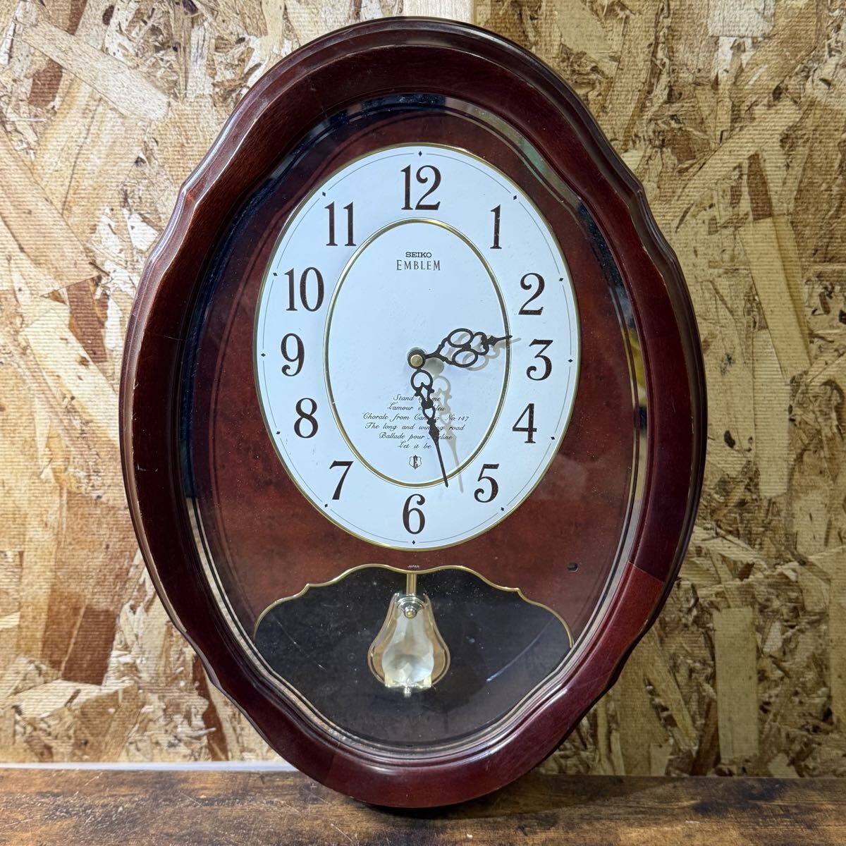 2025年最新】Yahoo!オークション -seiko emblem(掛時計、柱時計