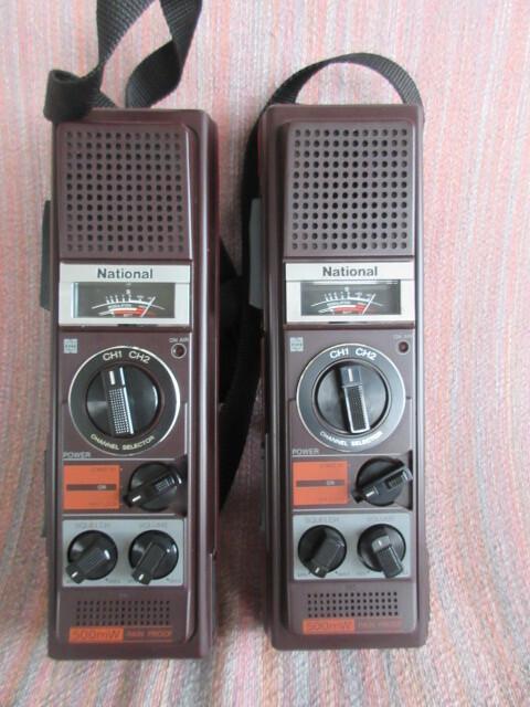 National トランシーバー ペア レトロ Yahoo!オークション -「ナショナル・」(トランシーバー