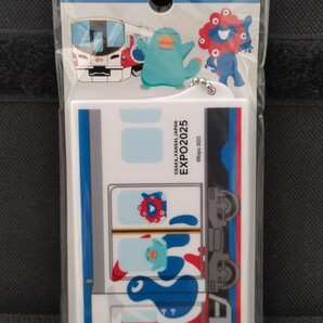 送料無料【新品】限定品 万博パスケース ミャクミャク イコちゃん JR西日本×大阪万博 定期入れ 交通系ICカード乗車券専用ケース ICOCAなし