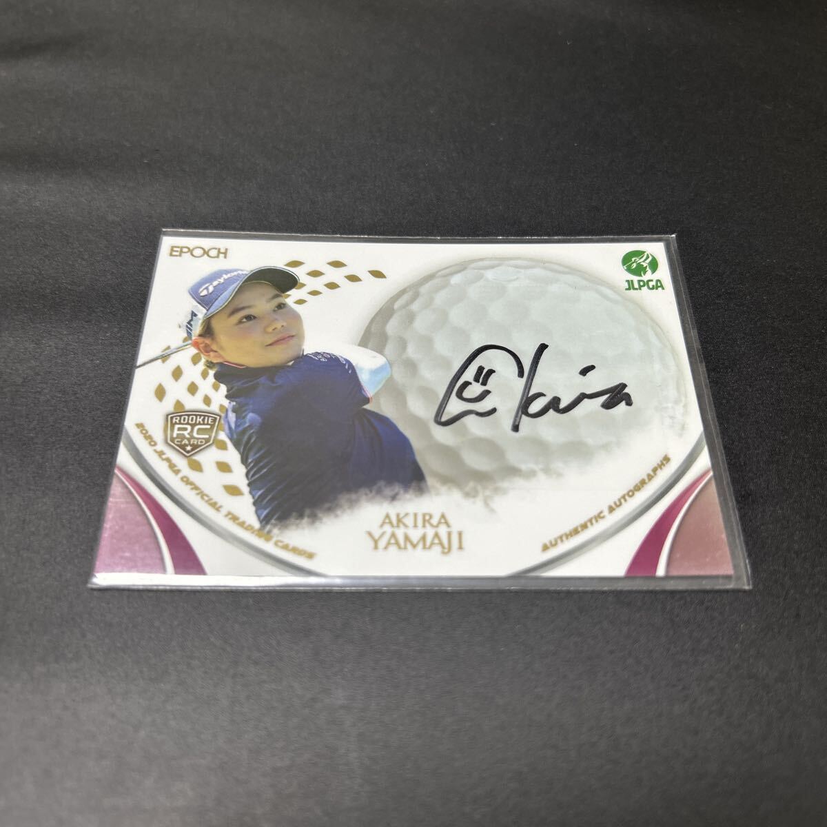 EPOCH 2022 JLPGA 山路晶　30枚限定直筆サインカード EPOCH 2022 JLPGA 山路晶 30枚限定直筆サインカード ミント