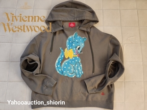 Красивый Вивьен Вествуд кот матовый негабаритных толстовка большой толстовка VivienneWestwood xl эквивалент негабаритных