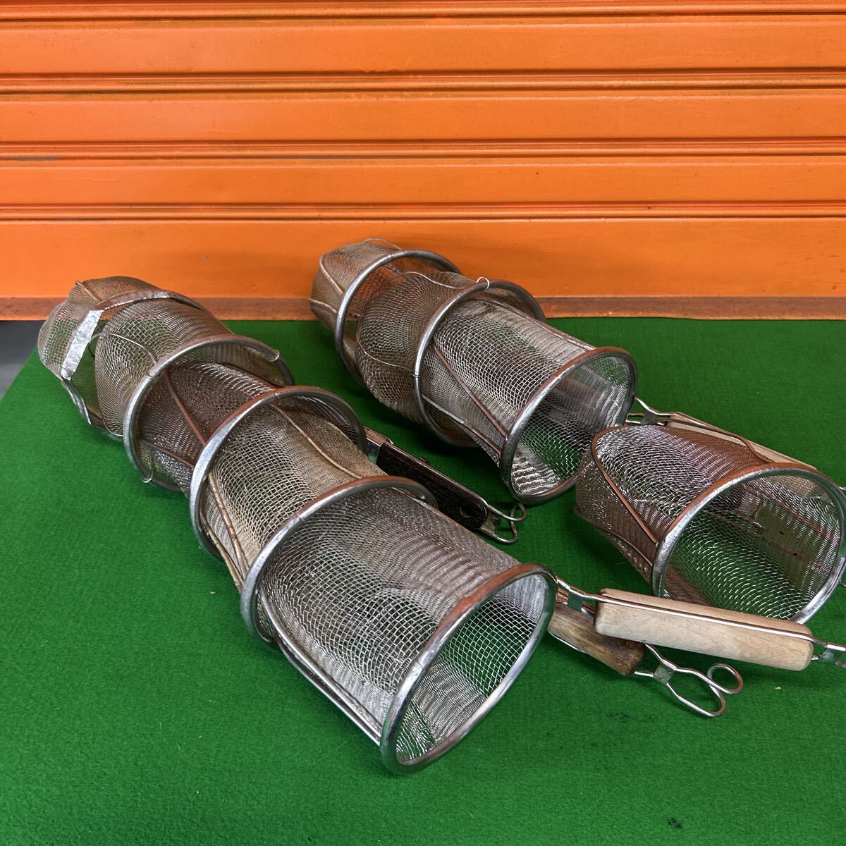 未使用新品 テボ 9個セット ラーメン うどん そば 湯切り マルゼン製 qi0022_11.jpg