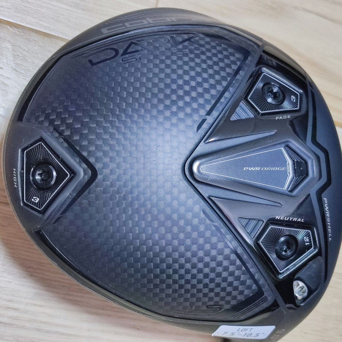 美品ダークスピードＬＳ　９度ヘッドのみ Cobra DARK speed LSドライバー 9度 ヘッドのみ カバー有 【公式