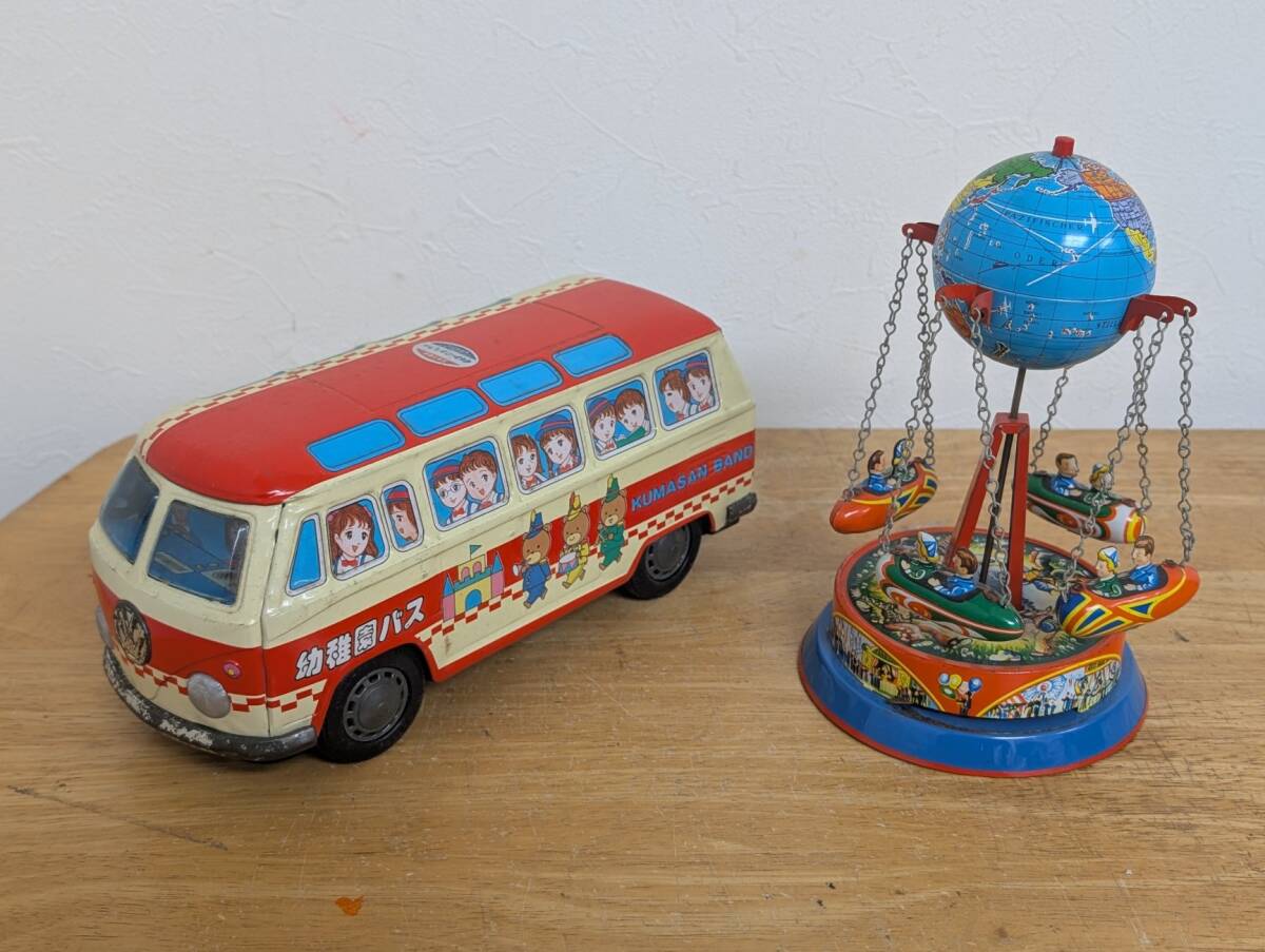【当時物　美品】ブリキ　バス（トレーン製　フリクションモーター） Yahoo!オークション -「フリクション バス」(乗り物) (ブリキ)の
