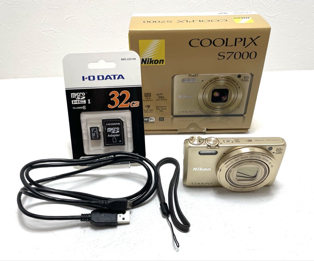 【美品】Nikon COOLPIX S7000 本体と付属品＋オマケ付き 2025年最新】Yahoo!オークション -ニコン クールピクス s7000の