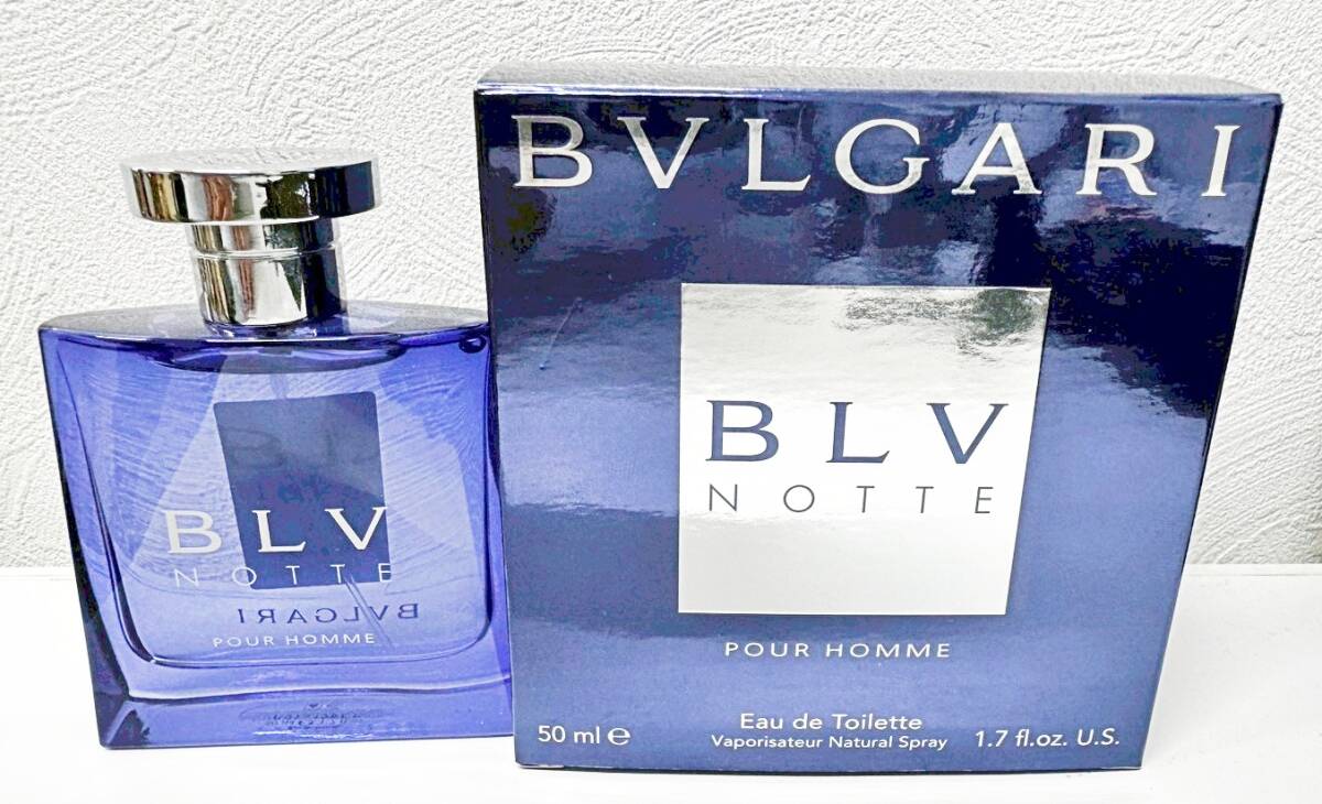BVLGARI BLV NOTTE 50ml ブルガリ　ノッテ　新品未開封 新品未開封 BVLGARI ブルガリ ブルー プールオム 50ml BVLGARI