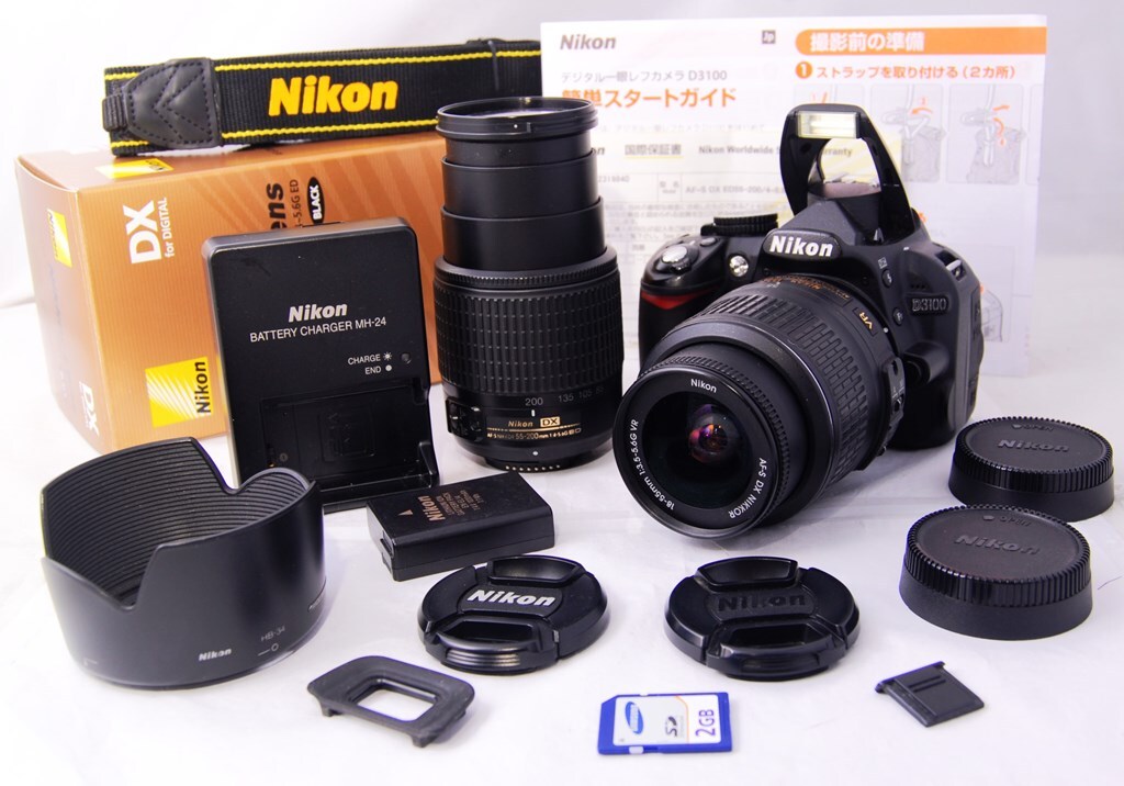 2025年最新】Yahoo!オークション -nikon d3100 18-55の中古品