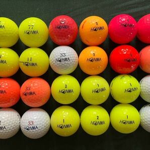 ◇送料無料 ♪本間ゴルフ ACTIVE DISTANCE、D1、D1plusのMIX ☆ロストボール合計24個 ◎HONMAゴルフボール