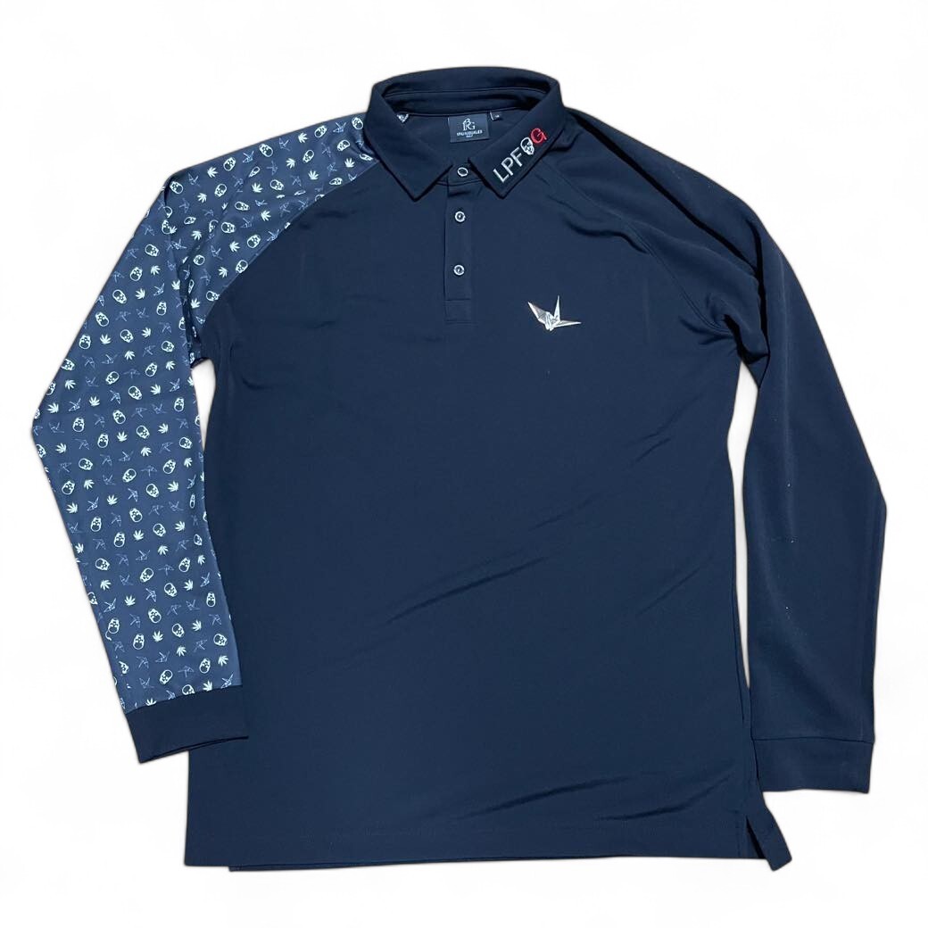 【未使用品】1PIU1UGUALE3 GOLF メッシュポロシャツ サイズ2 1PIU1UGUALE3 GOLF 2 ブラック×グレー×ダークグレー 身頃