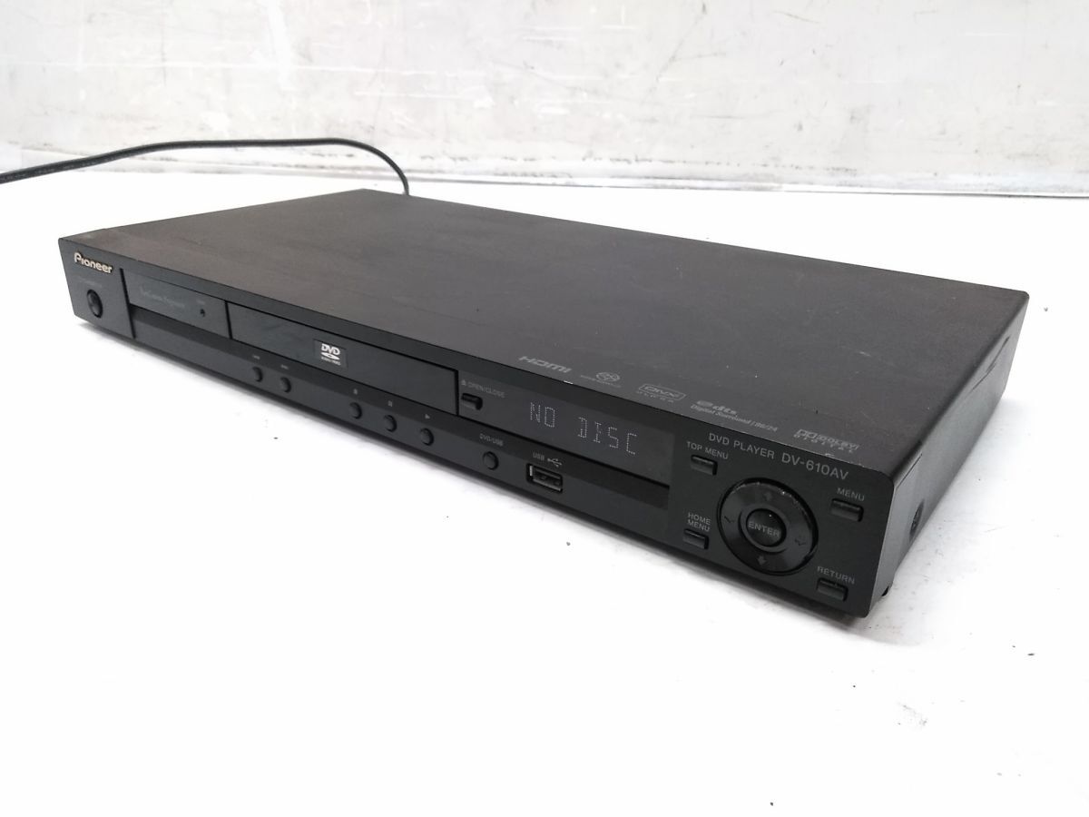 【未使用品】パイオニア DVDプレイヤー DV-610AV PIONEER - Pioneer DVDプレーヤー【DV-610AV】◇SACD◇CD→USB